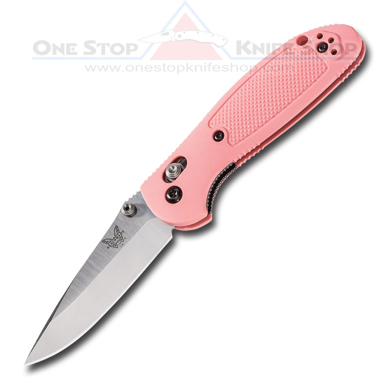 Benchmade Mini Griptilian 556 Pocket Knife PARDUE DROP PT GRIP AXS STUD 556