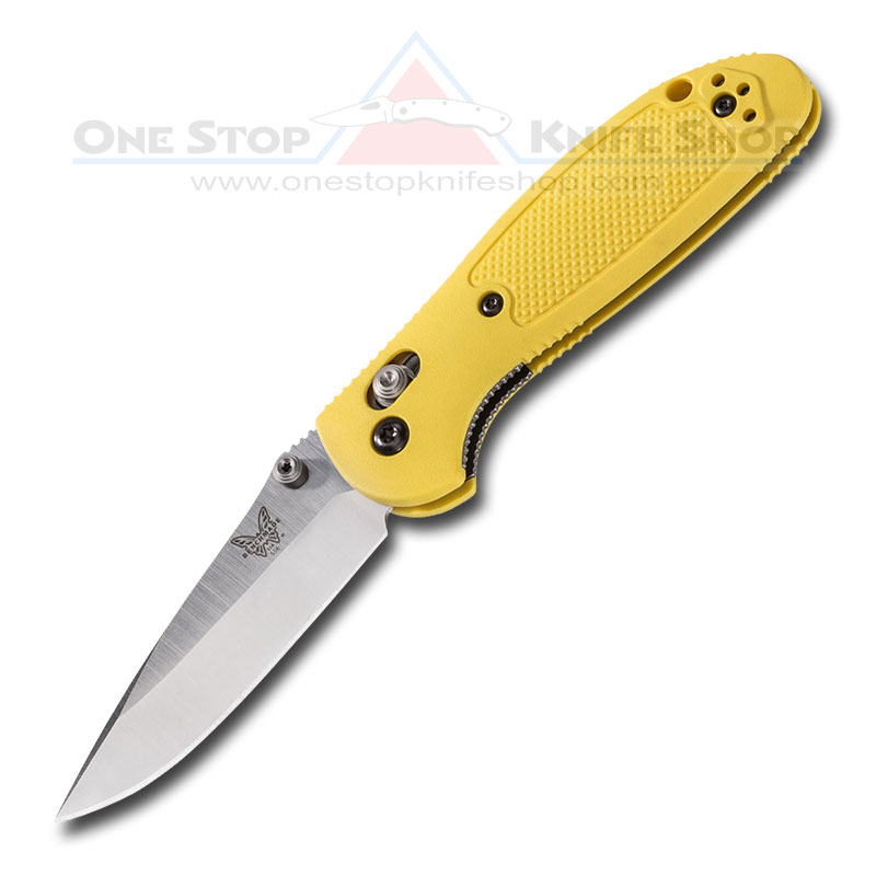 Benchmade Mini Griptilian 556 Pocket Knife PARDUE DROP PT GRIP AXS STUD 556