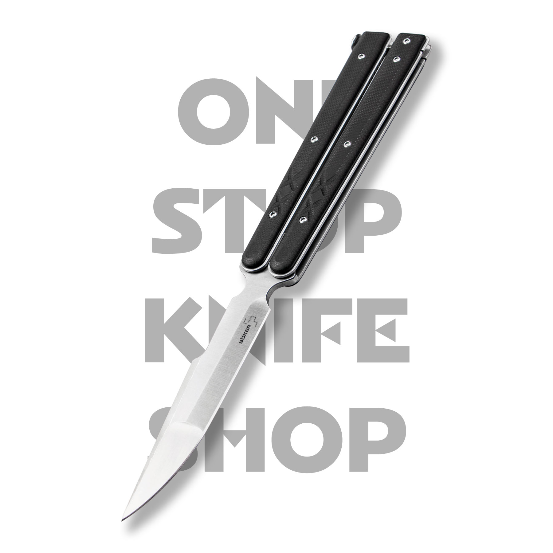 Boker Balisong Big Tactical - Large D2 Blade / Black G-10 Handle 06EX2 –  Northwest Knives