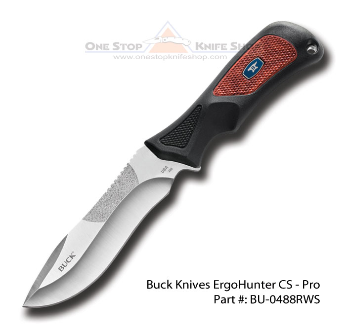 DISCONTINUED Buck Knives 0488RWS ErgoHunter CS Pro with Guthook Ring