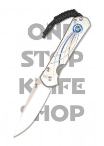 Chris Reeve Knives Small 31 Sebenza - Unique Graphic, Opal Cabochon