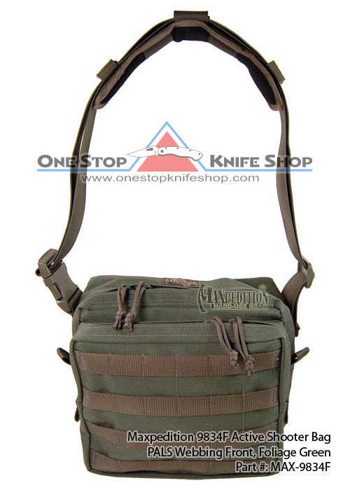 2012 Maxpedition 9834f Active Shooter Bag W Pals Front Foliage Green